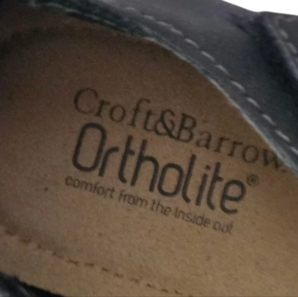 Croft & Barrow Ortholite Women's Black-Grey Mary Jane Shoe. Size 7.5M US.NWT. - Picture 6 of 10